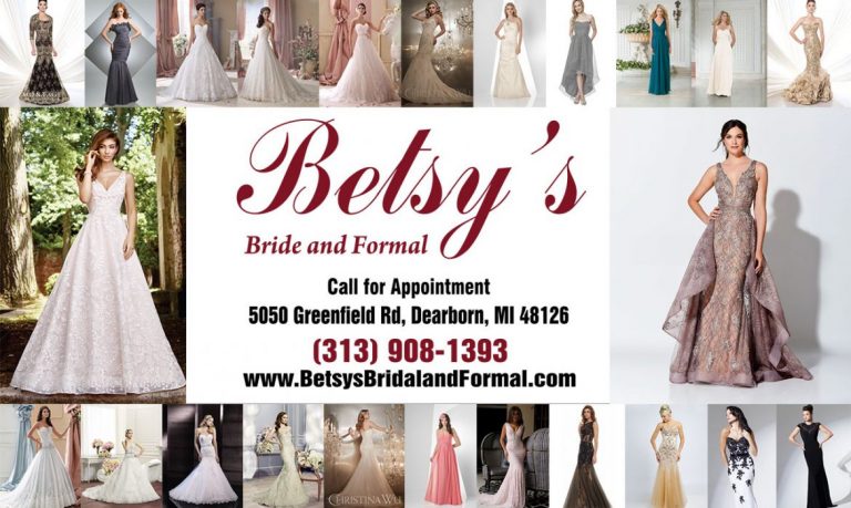 أزياء بيتسي لبدلات العرائس والملابس الرسمية للسيدات